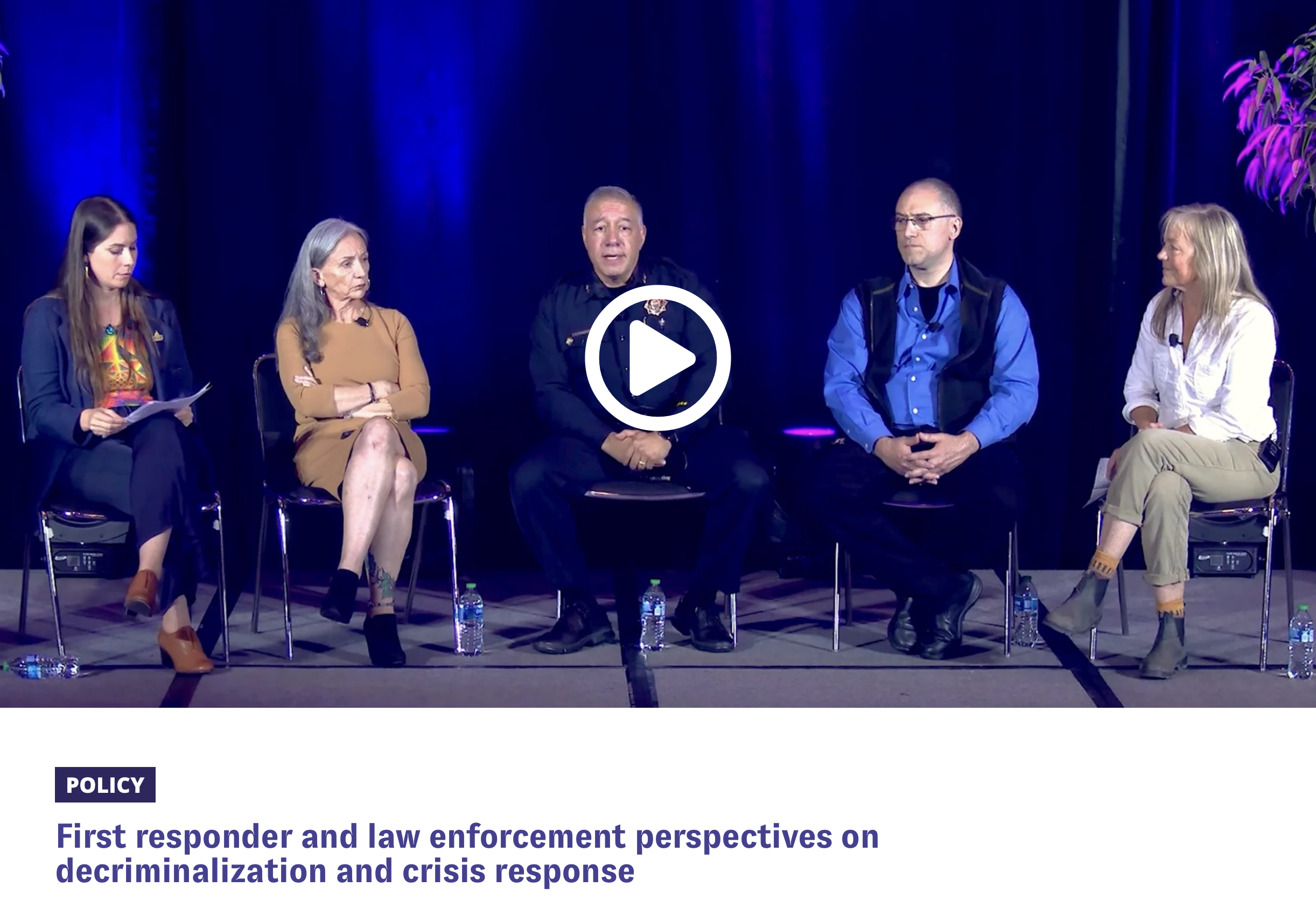 First Responder and Law Enforcement Perspectives on Decriminalization and Crisis Response